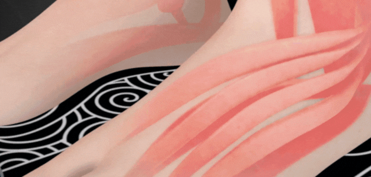 Nooro EMS Foot Massager how it works with foot tissue